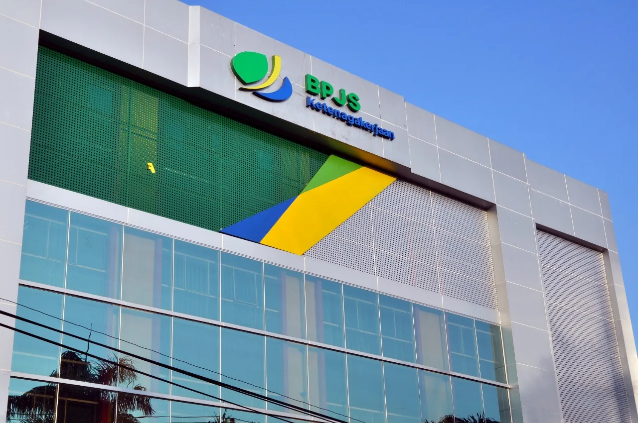 Foto gedung BPJS Ketenagakerjaan.