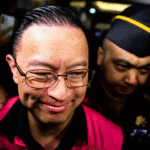 Terdakwa dalam kasus dugaan korupsi impor gula di Kementerian Perdagangan, Thomas Trikasih Lembong (Tom Lembong).