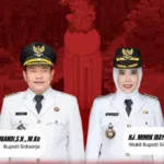 Bupati dan Wakil Bupati Sidoarjo.