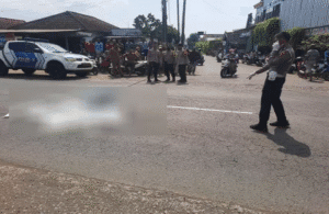 Foto laka lantas yang menelan korban jiwa.