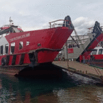 Kapal Motor Penumpang (KMP) Tunu Pratama Jaya.
