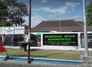 Kantor Kejaksaan Negeri Karanganyar.