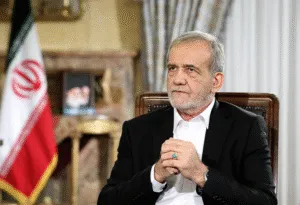 Presiden Iran, Masoud Pezeshkian.