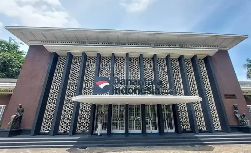 Foto Kantor Danantara tampak depan.