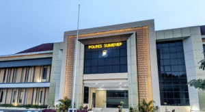 Tampak depan Mapolres Sumenep, Madura Jawa Timur.