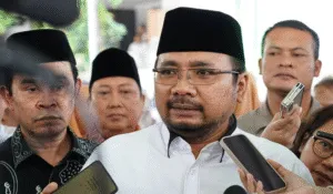 Mantan Menteri Agama (Menag) Yaqut Cholil Qoumas.