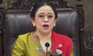 Puan Maharani menyampaikan pidato dalam sidang Tahunan MPR RI 2025.