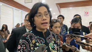 Pernyataan Menteri Keuangan (Menkeu) Sri Mulyani Indrawati.