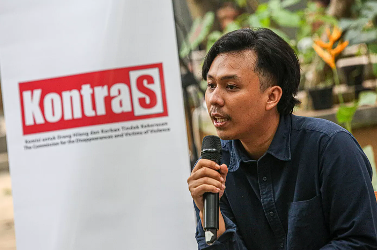 KontraS Catat Delapan Orang Hilang Pascademonstrasi, Komnas HAM Sebut 10 Korban Jiwa 1 Koordinator KontraS, Dimas Bagus Arya.