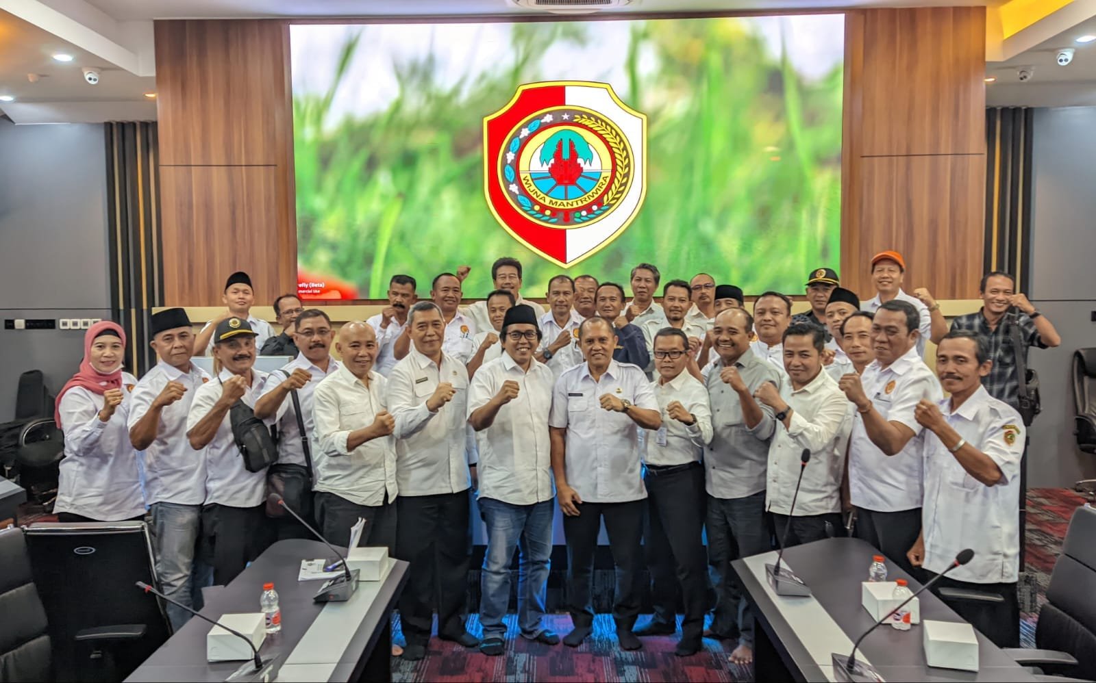 Paguyuban Kepala Desa (PKD) Kabupaten Mojokerto Rakor bersama Sekdakab