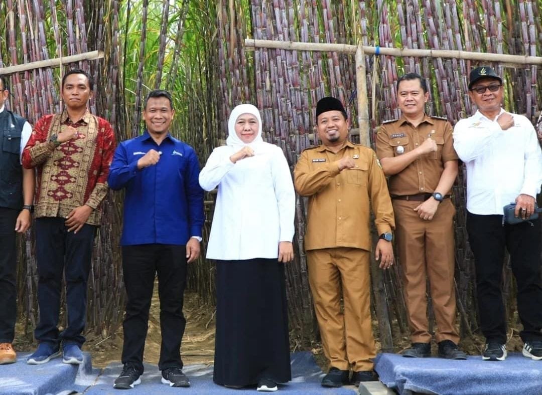 Gubernur Khofifah Luncurkan KUR Khusus Petani Tebu, Dorong Swasembada Gula dan Transisi Energi Hijau