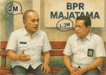Ilustrasi Komisaris dan Direktur BPR Majatama Mojokerto.