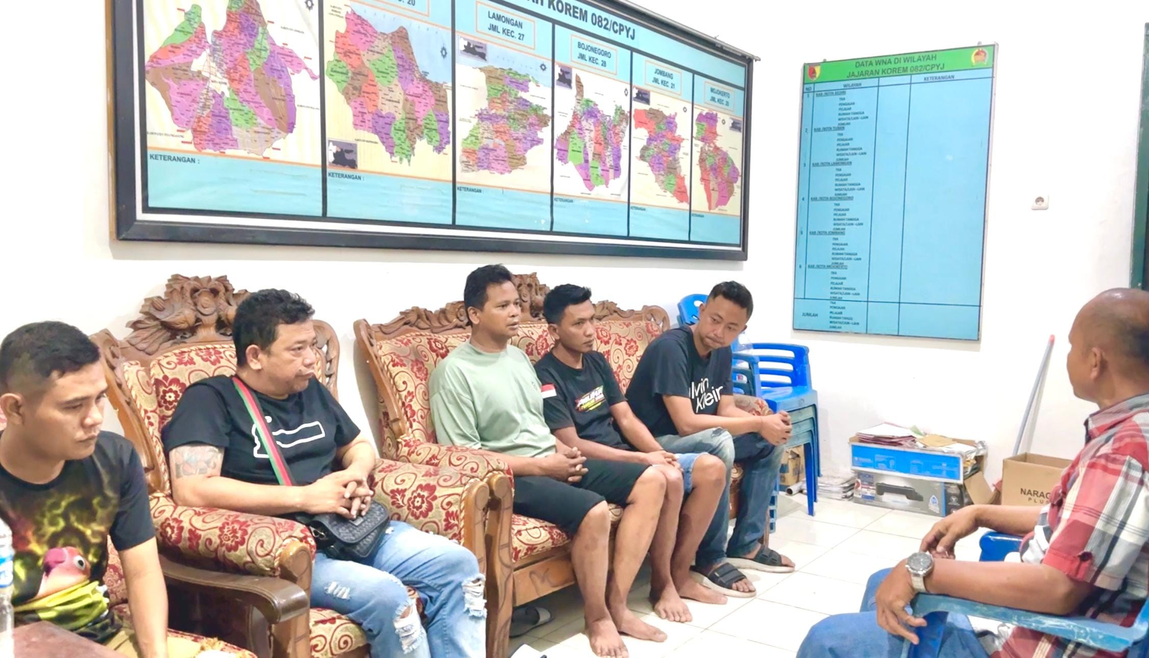 Korem 082/CPYJ Mojokerto Sergap 5 Pelaku Pencurian Kabel Tembaga Telkom di Pacet, Danrem: Aset Negara, Kami Wajib Bertindak