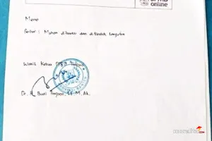 Memo Wakil Ketua DPRD Banten Budi Prajogo Titipan Siswa di PPDB SMAN Cilegon