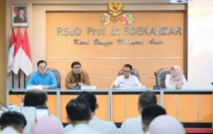 Jajaki Kerja Sama Pendidikan Kedokteran, UPN Veteran Surabaya Kunjungan ke RSUD Prof. dr. Soekandar Mojokerto