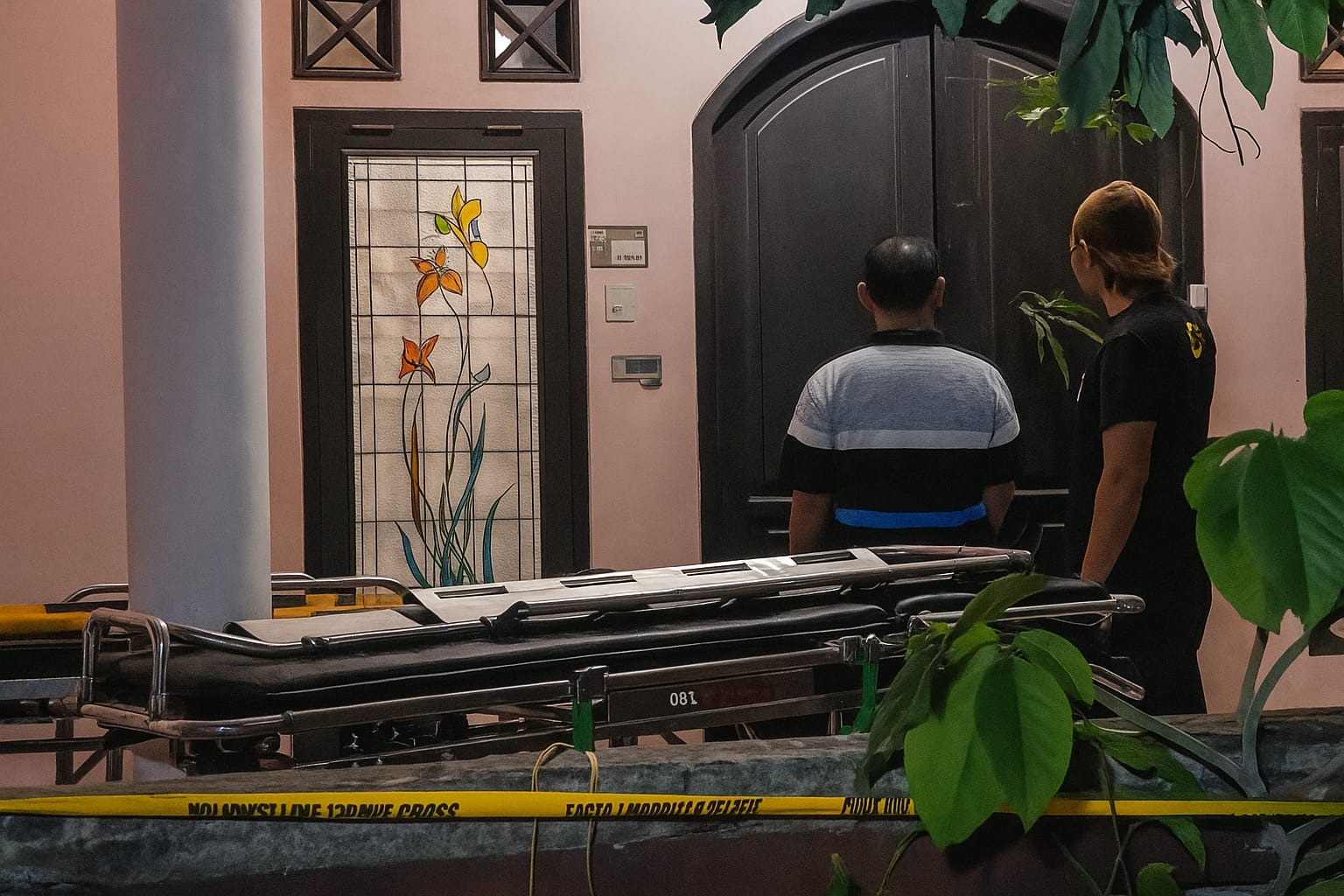 Rumah lokasi oenemuan lima jenazah terkubur dalam rumah, Indramayu.