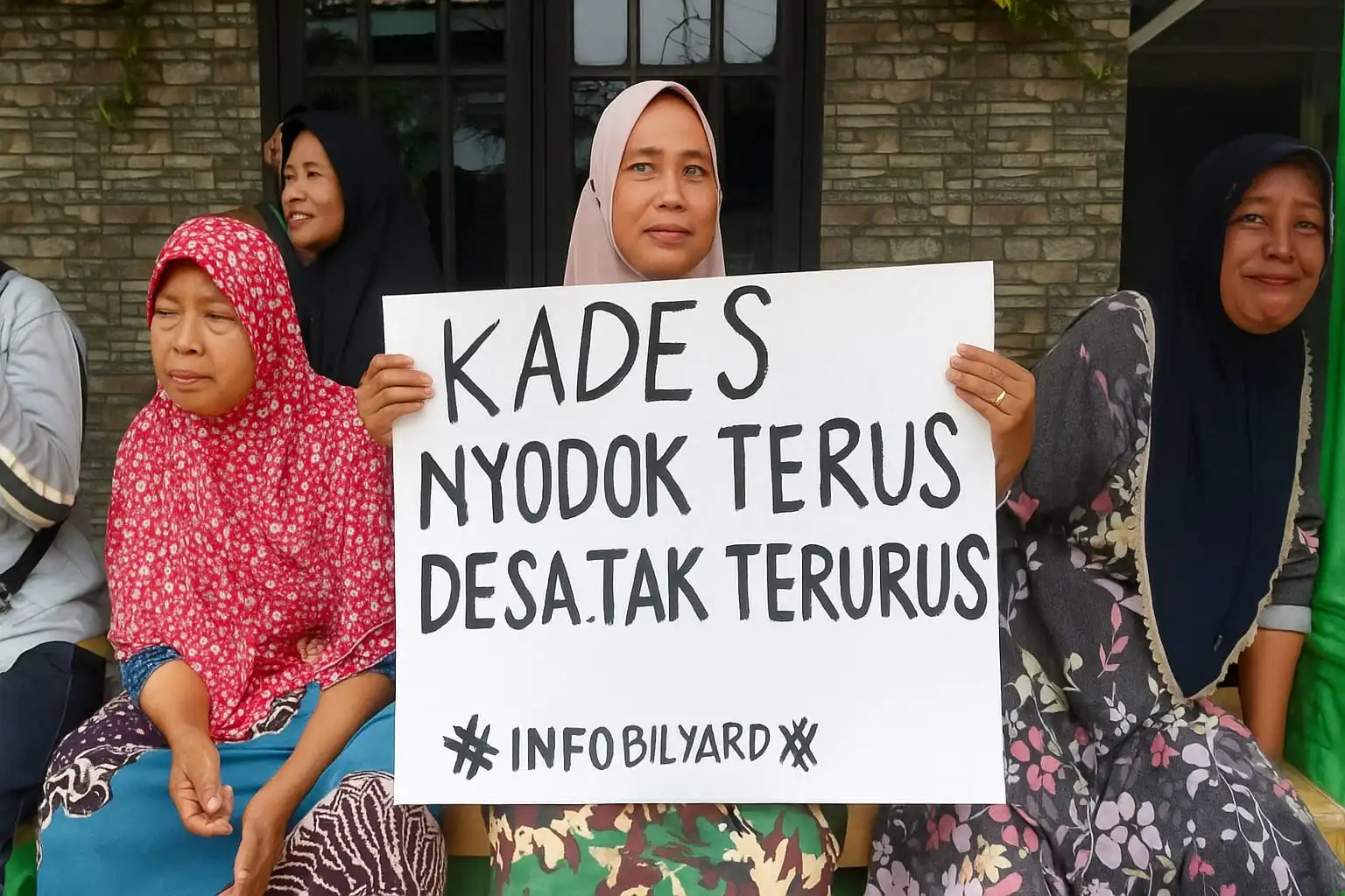 Ratusan Warga Desa Boro Sidoarjo Demo Desak Kepala Desa Mundur, Dugaan Ketidaktransparanan Pengelolaan Keuangan Pemdes