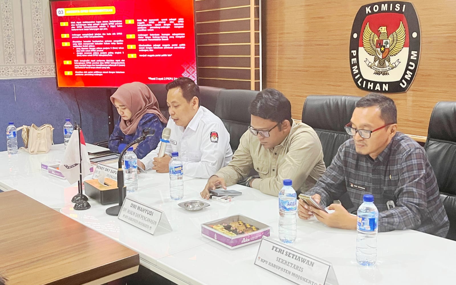 KPU Kabupaten Mojokerto Sosialisasikan PKPU 3/2025, Aturan Baru PAW DPRD