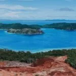 Keindahan alam Kepulauan Raja Ampat, Papua Barat yang terancam akibat aktivitas pertambangan nikel.