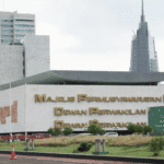 Gedung MPR, DPR, DPD RI di Jakarta.