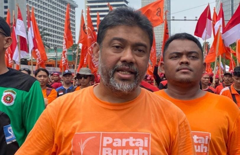 Presiden Partai Buruh sekaligus Presiden Konfederasi Serikat Pekerja Indonesia (KSPI), Said Iqbal