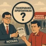 Ilustrasi Pengaturan Notaris dalam Pembentukan Koperasi Merah Putih di Aceh Utara: Transparansi Dipertanyakan