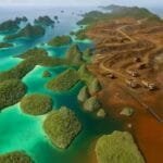 Ilustrasi Proyek Pertambangan di Kabupaten Raja Ampat, Papua Barat Daya